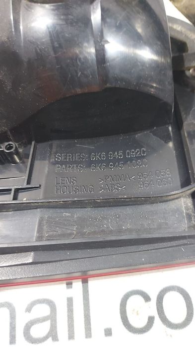 Farolim Trás Traseiro Mala Direito Esquerdo Seat Ibiza 6K2