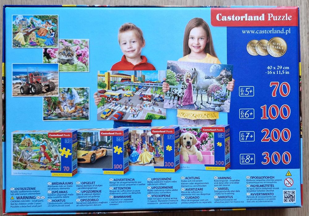 Puzzle Castorland, puzzle, Stowaway Pups, 300 el. Pieski Psy Dog