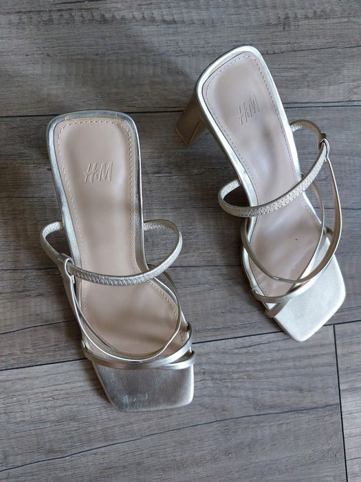Złote sandały H&M 36 , nowe