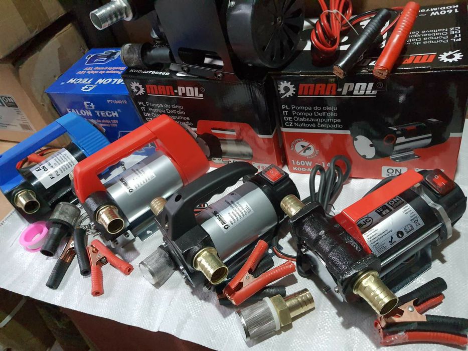Насос помпа для перекачки дизельного палива топлива 12-24v. АЗС Польша