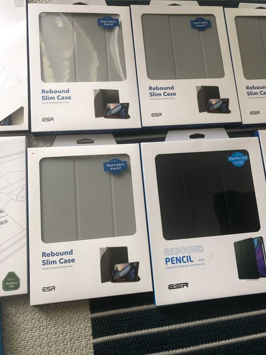 Lot of 12 Tablet Cases + 2 Laptop Stands – Brand New64564001244162124