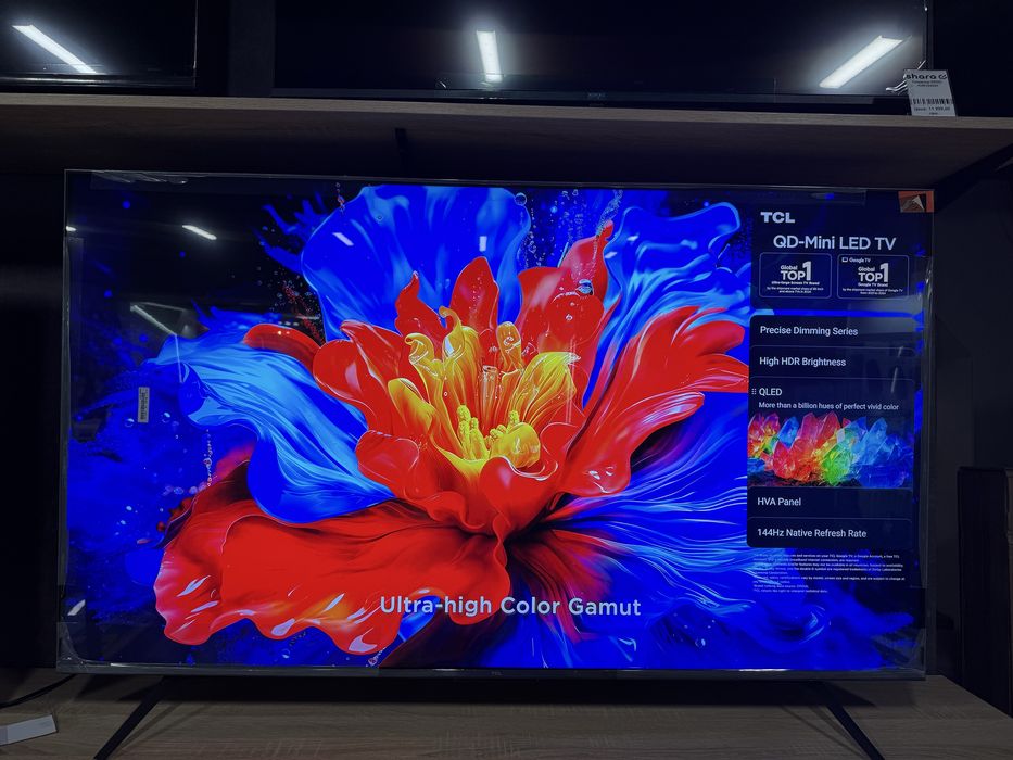 Телевізор TCL MiniLED 55" 55C6K  144 Гц
