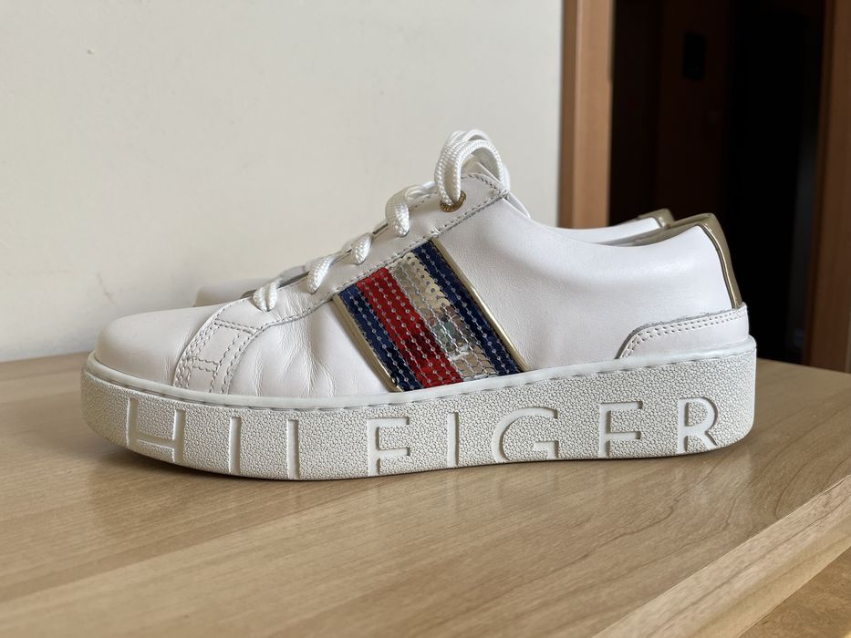 Tenisówki sneakersy białe Tommy Hilfilger
