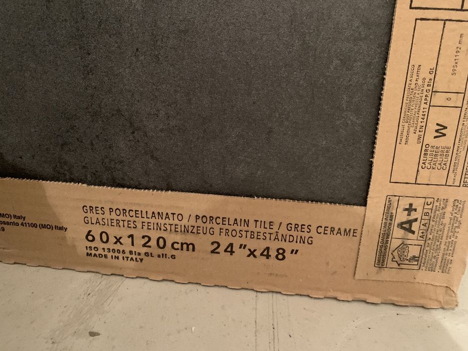 Opera Metallica Piombo Gres Czarny Metalizowany Matowy 60x120