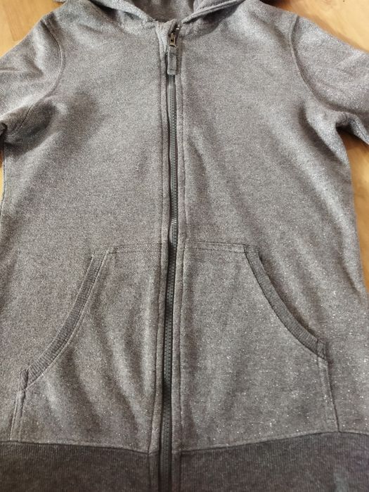 Bluza szara błyszcząca