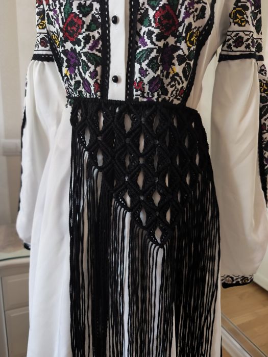 Пояс макраме припинда