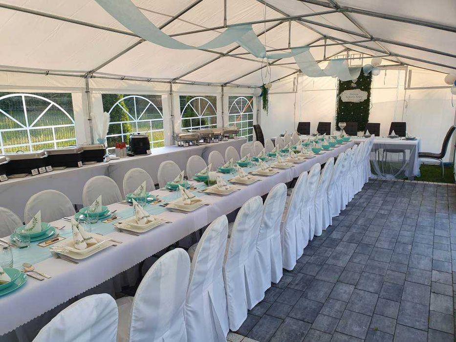 Namioty imprezowe, dmuchane zjeżdżalnie, maskotki, dekoracje - wynajem