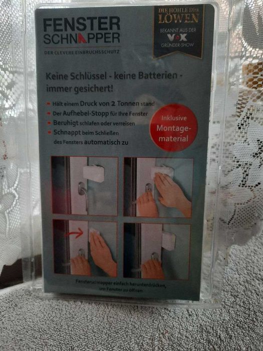 Фіксатор вікна від взлому