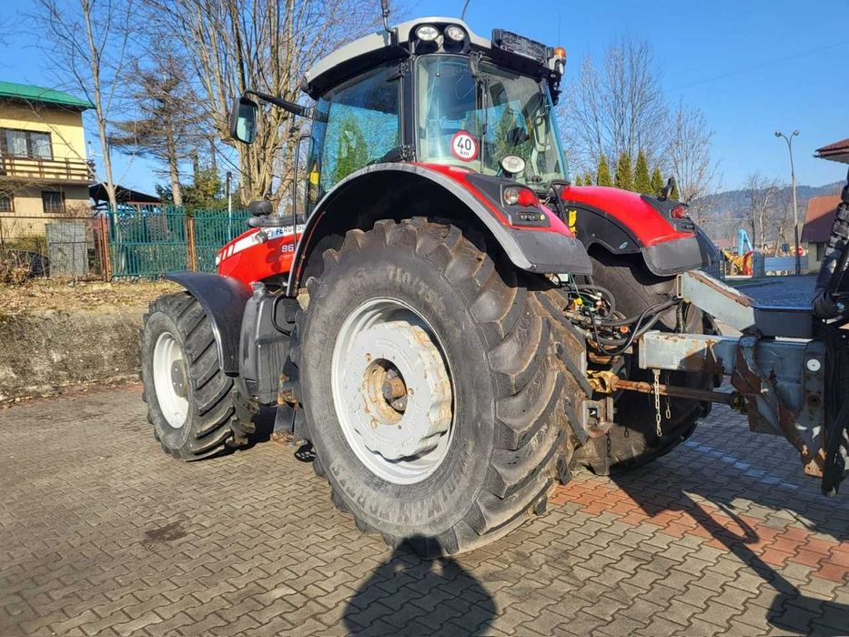 Rębak Jenz 582 z Massey Ferguson 8680 komplet