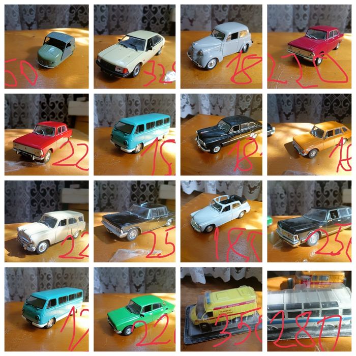 Продам машинки автолегенди СССР 1 43