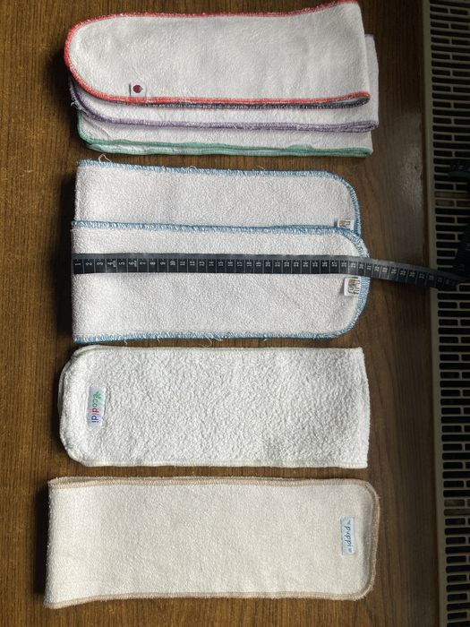 52 szt wkłady chłonne do pieluch wielorazowych