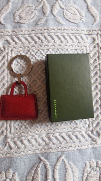 Longchamp Porta Chaves Pele
