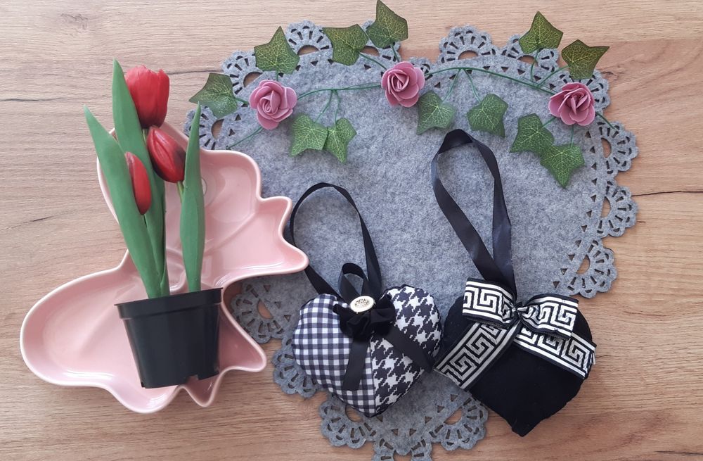 PREZENT na DZIEŃ MATKI, dla niej, na urodziny Zestaw serc GLAMOUR dla Mamy Pepitka