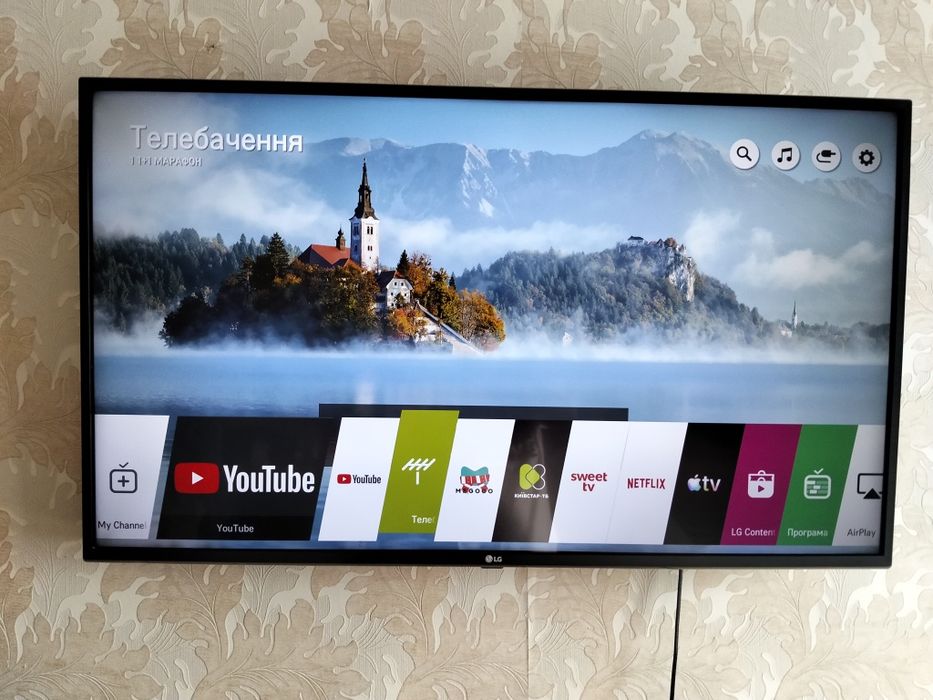 Телевізор LG 43UK6200PLA (43UK6200PLA.DDRWLDU) — 43", 4K UHD, Smart TV на webOS