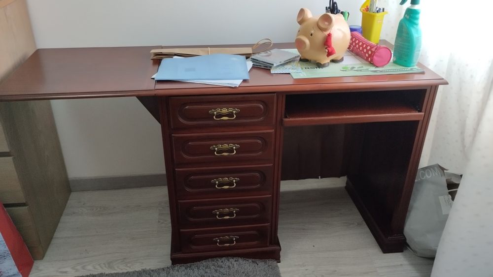 Secretária antiga madeira