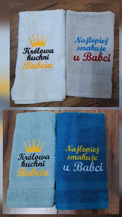 Ręczniki z haftem komputerowym