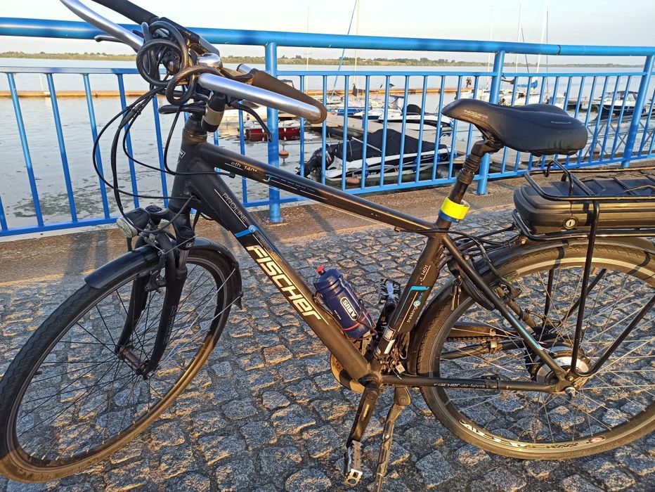 Rower elektryczny trekkingowy Fischer eth 1401 alu koła 28 cali  bateria ładowarka