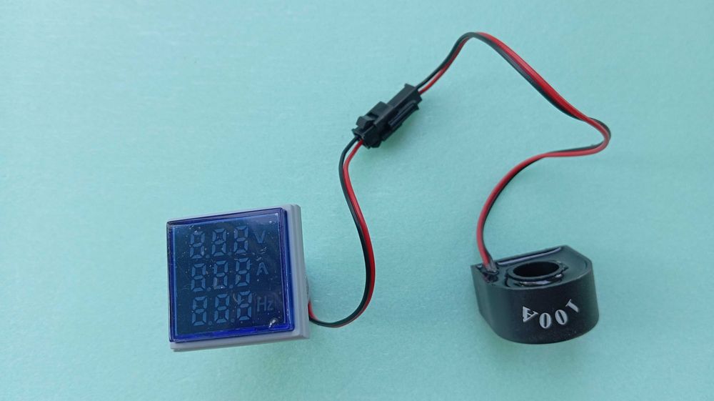 Частотомер Вольты Амперы АС 60-500В 100А. Новый.