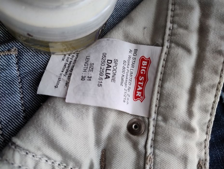 Spodnie Big Star damskie 31/30