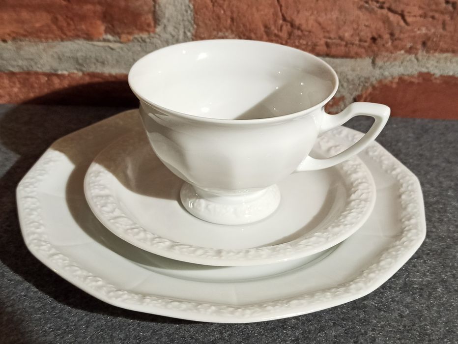 Porcelana Rosenthal Biała Maria TRIO