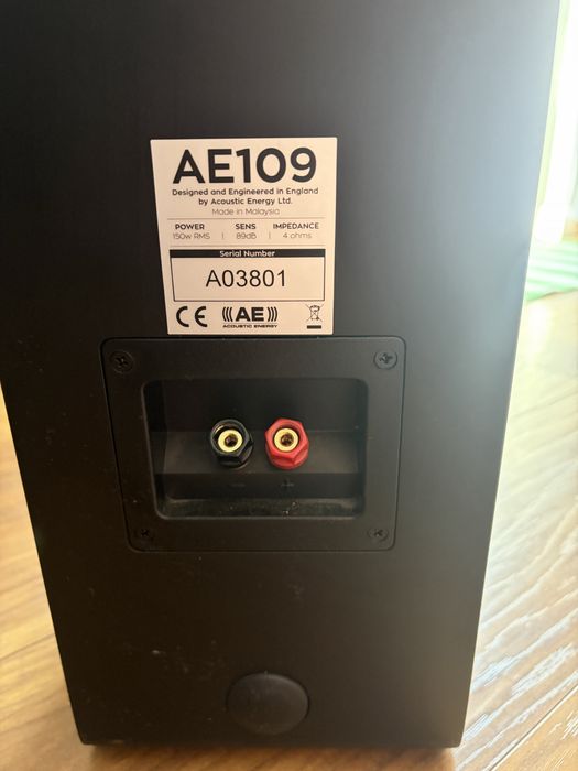 Kolumny Podłogowe Acoustic Energy AE109 - Czarne