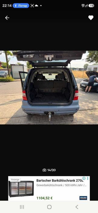 Автомобіль Мерседес ML 270