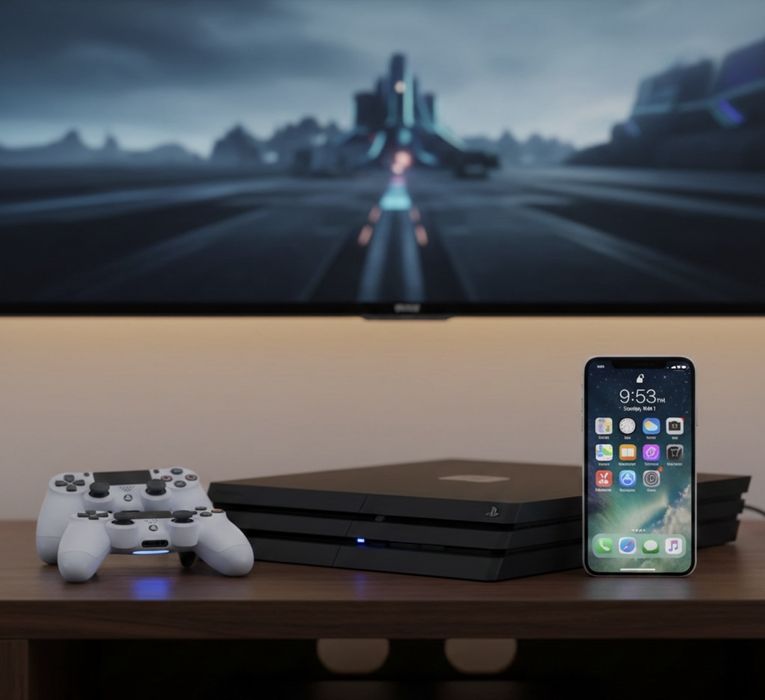 IPHONE 11 e PS4.