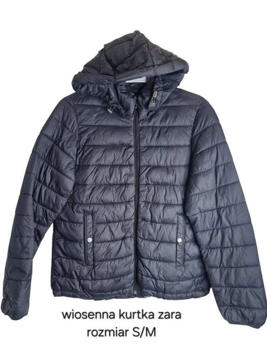 Wiosenna czarna kurtka zara rozmiar S/M 36/38
