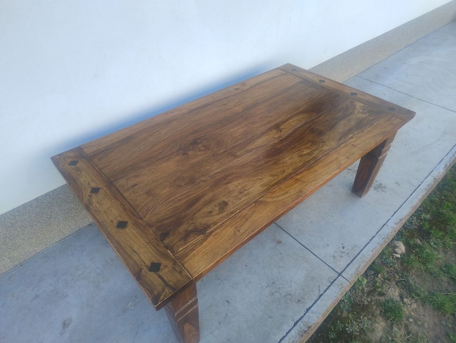 Stolik z litego drewna Antyk