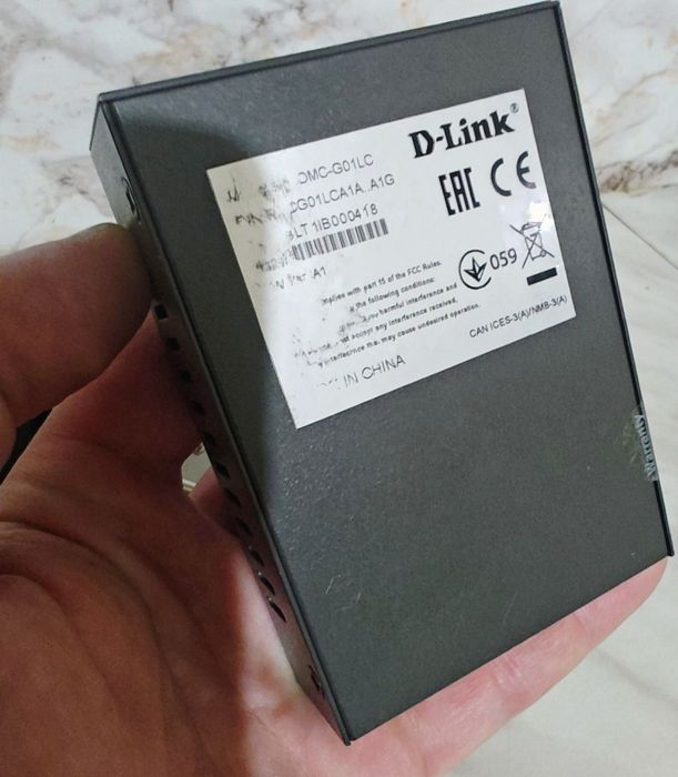 Медиаконвертер D-Link DMC-G01LC 1x1GE-1xSFP