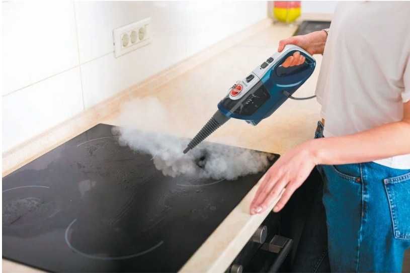 Máquina de limpeza a vapor com aspirador Hoover
