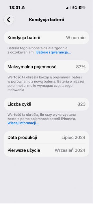 iPhone 16 pro 256 GB zloty