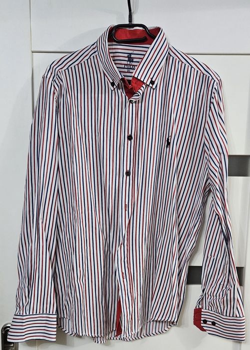 Koszula Ralph Lauren XL paski piękna i stylowa bawełna