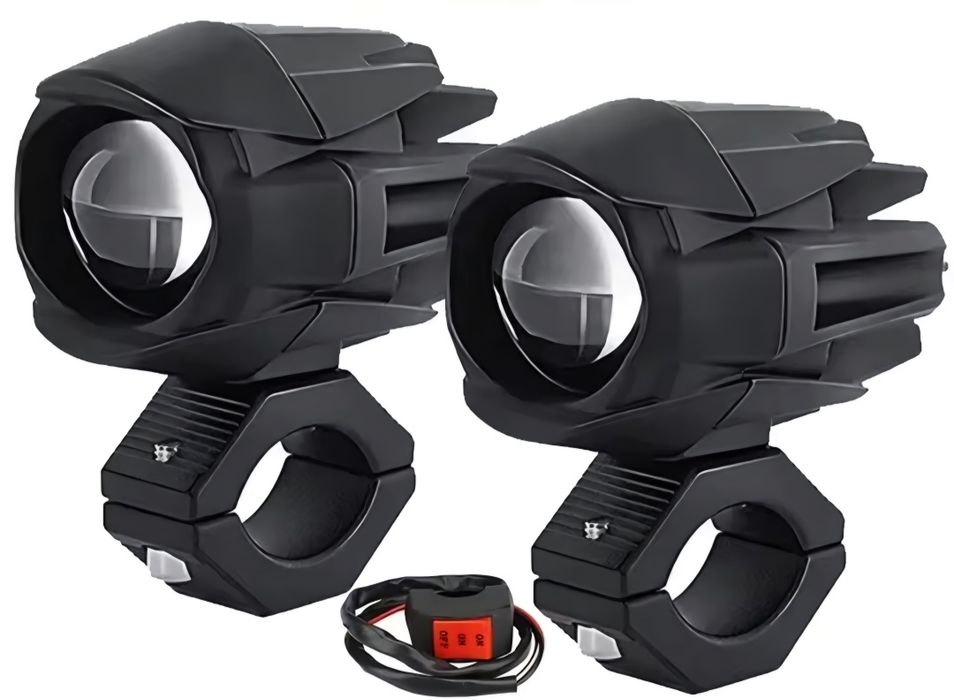 Faróis Auxiliares /Nevoeiro LED Motos - 6000K = 60W (NOVOS)
