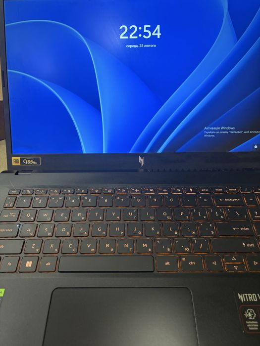 Ігровий ноутбук Acer Nitro v15 ANV15-52-58XP Obsidian Black