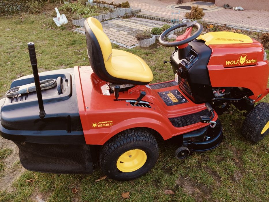 Wolf Garten 13hp traktorek kosiarka z koszem oryginał