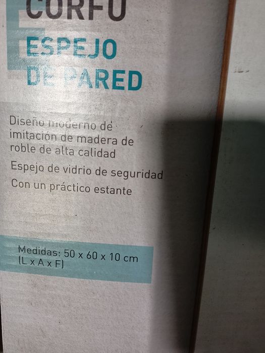Espelho com apoio