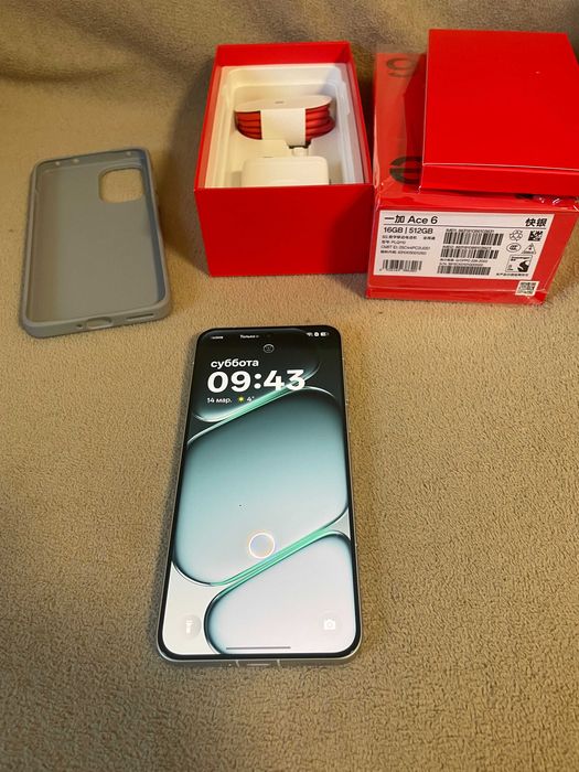 Смартфон OnePlus Ace 6 16/512GB Silver (CN)