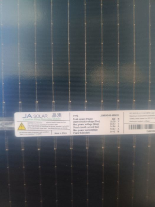 Сонячна панель ( батарея ) Ja Solar JAM66D45-465/500/605/630LB Bifacial  монтаж  
Головна
Сонячна енергетика
Сонячна панель ( батарея) J