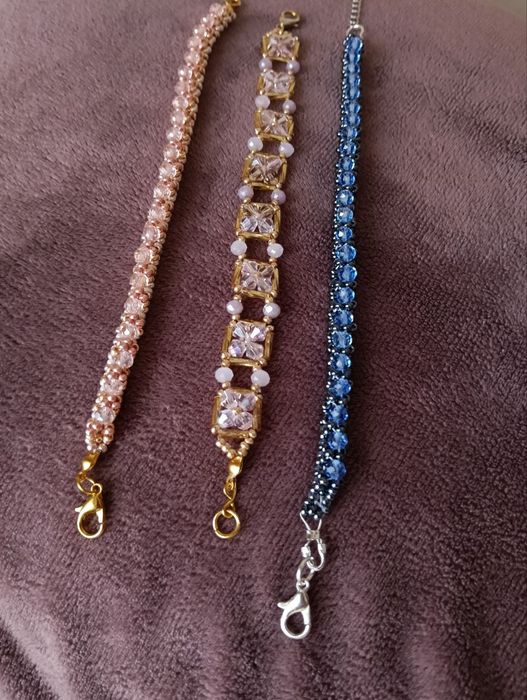 Браслети ручної роботи авторського виконання, з бісеру, hand made