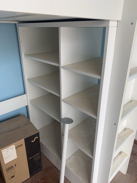 Cama beliche com secretaria (smastad)