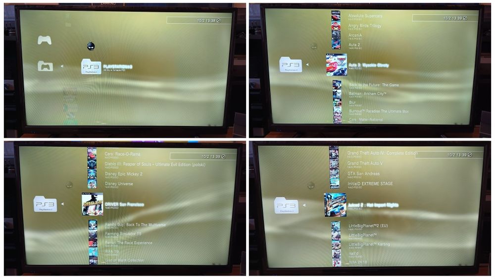 Konsola PS3 Super Slim 500GB HEN Przerobiona 2 Pady 50+ gier PKGi
