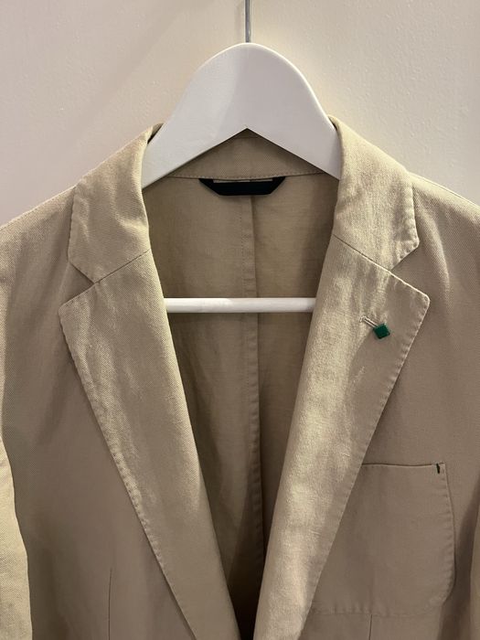 Blazer de linho bege - 48 (parece M) Purificacion Garcia