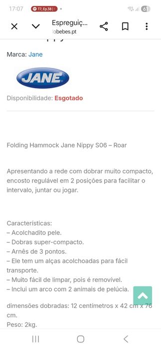 Espreguiçadeira Jané