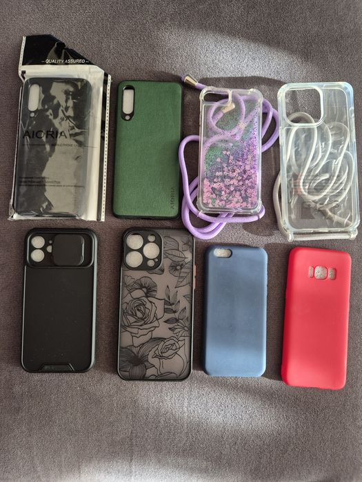 IPhone Xiaomi Samsung Etui zestaw 8 sztuk