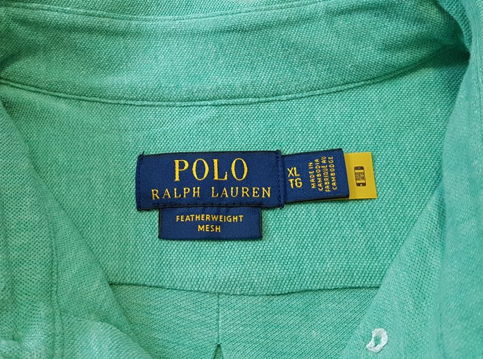 RALPH LAUREN POLO Featherweight Mesh сорочка оригінал XL