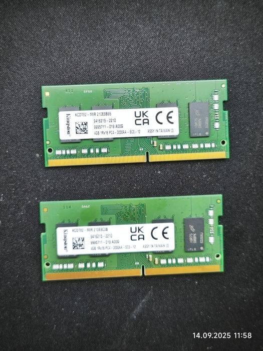Pamięć RAM Kingston 4GB DDR4 3200MHz SO-DIMM (2 sztuki)