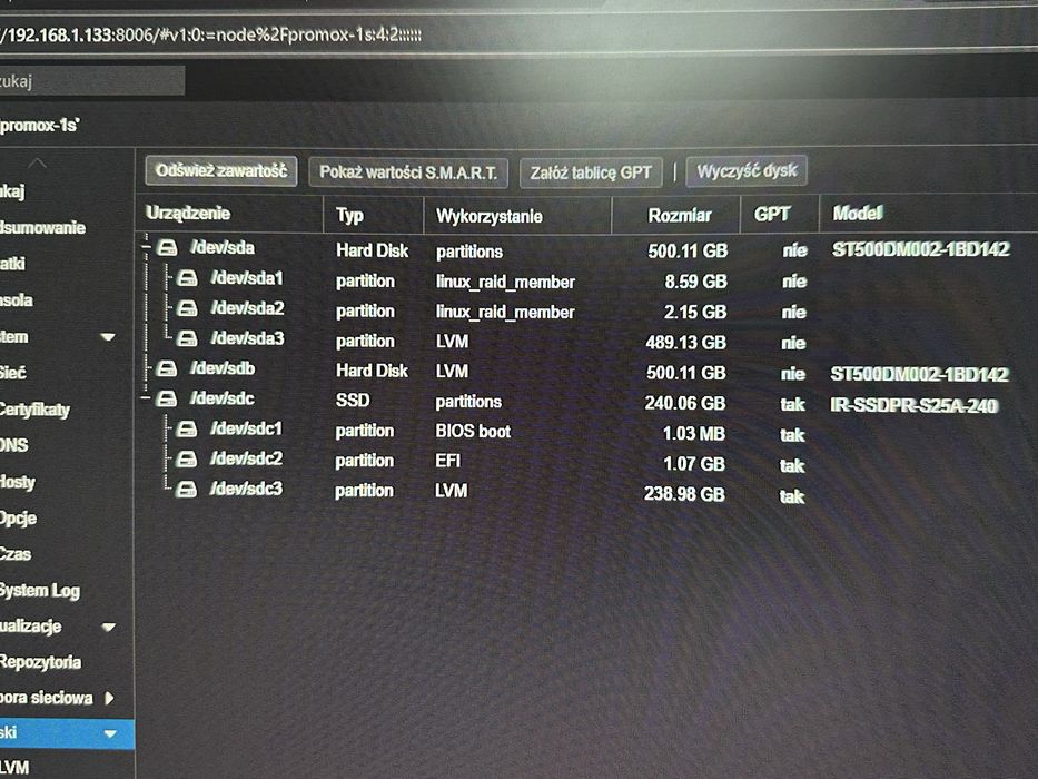 Serwer lenovo c20 thinkstation komputer xenon dyski ram nas