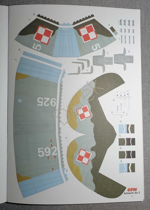 An-2 GPM 126 Kartonowe Abc 3/2009 Antonow drugi spalał 180 litrów/h