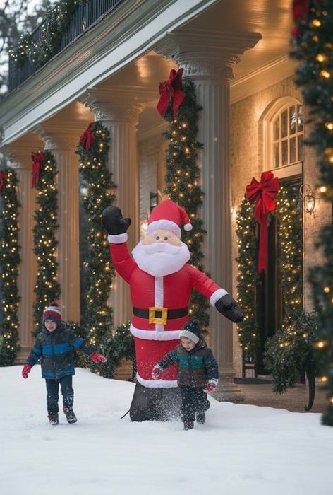 Mikolaj Dmuchany LED 240cm